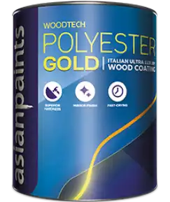 Asian Paint - WoodTech Polyester Gold