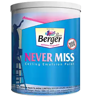 Berger Paint - Never Miss Ceiling White