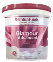 British Paint - Glamour Advanced Premium Acrylic Emulsion