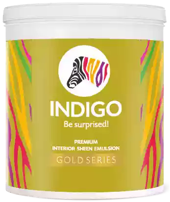 Indigo Paint - Premium Interior Sheen Emulsion Gold