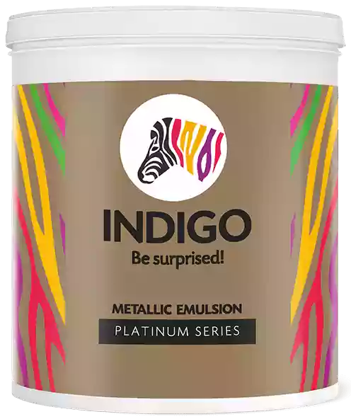 Indigo Paint - Metallic Emulsion Platinum