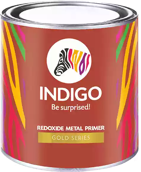 Indigo Paint - Redoxide Metal Primer Gold