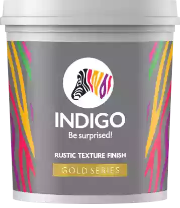 Indigo Paint - Rustic Texture Finish Gold
