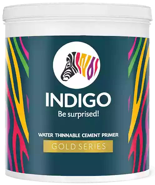 Indigo Paint - Water Thinnable Cement Primer Gold