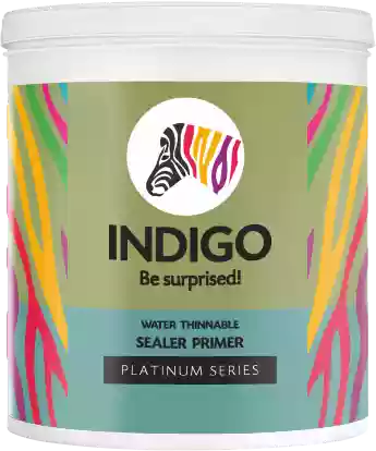 Indigo Paint - Water Thinnable Sealer Primer Platinum New